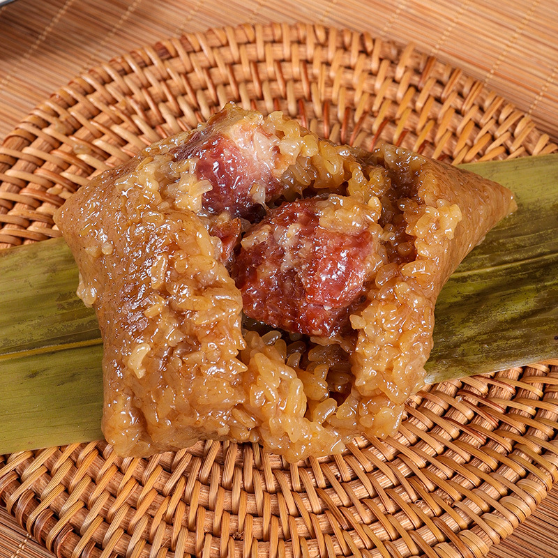 嘉兴粽子速食厂家可定制传统糕点真空肉粽子鲜肉粽子四角粽oem