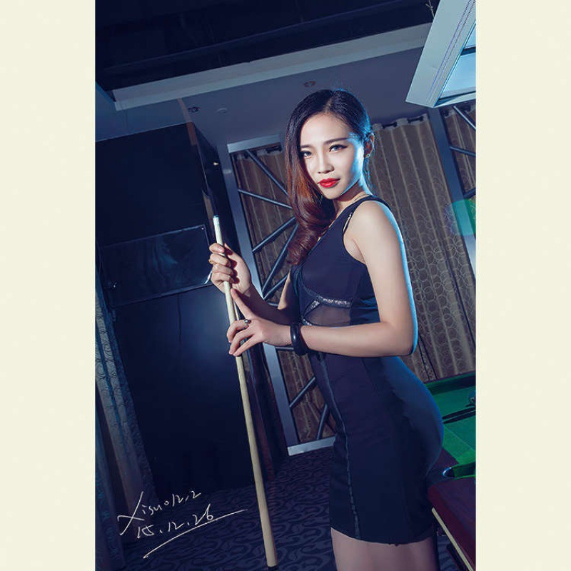 海报明星台球厅美女装饰画桌球室墙贴丁俊晖潘晓婷斯诺克壁纸厂家