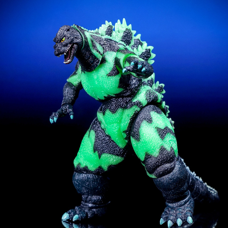 neca 反应堆 辉光 哥斯拉 夜光版 关节可动恐龙手办模型