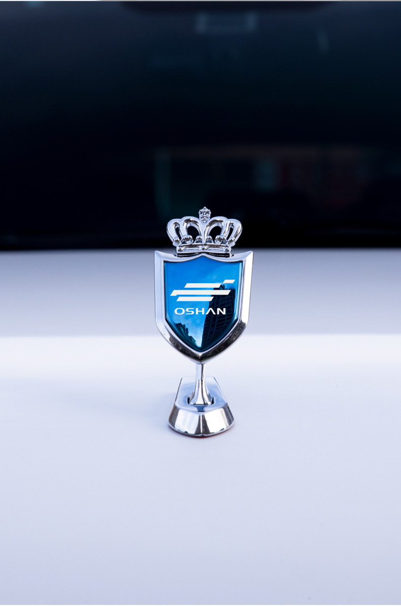 长安欧尚x5欧尚x7 ev科赛pro车标贴改装用品配件装饰外观金属立标