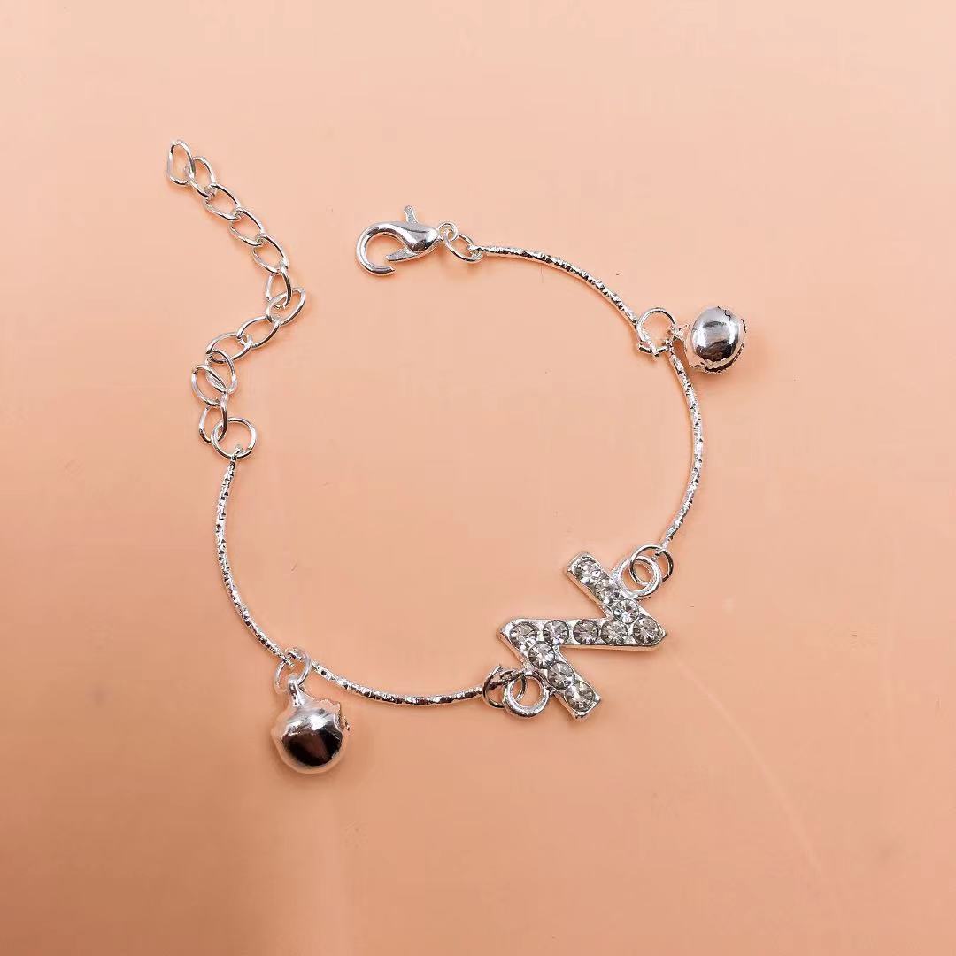 新款女式镶钻手链女闺蜜森系学生手链义乌小商品饰百货2元店货源