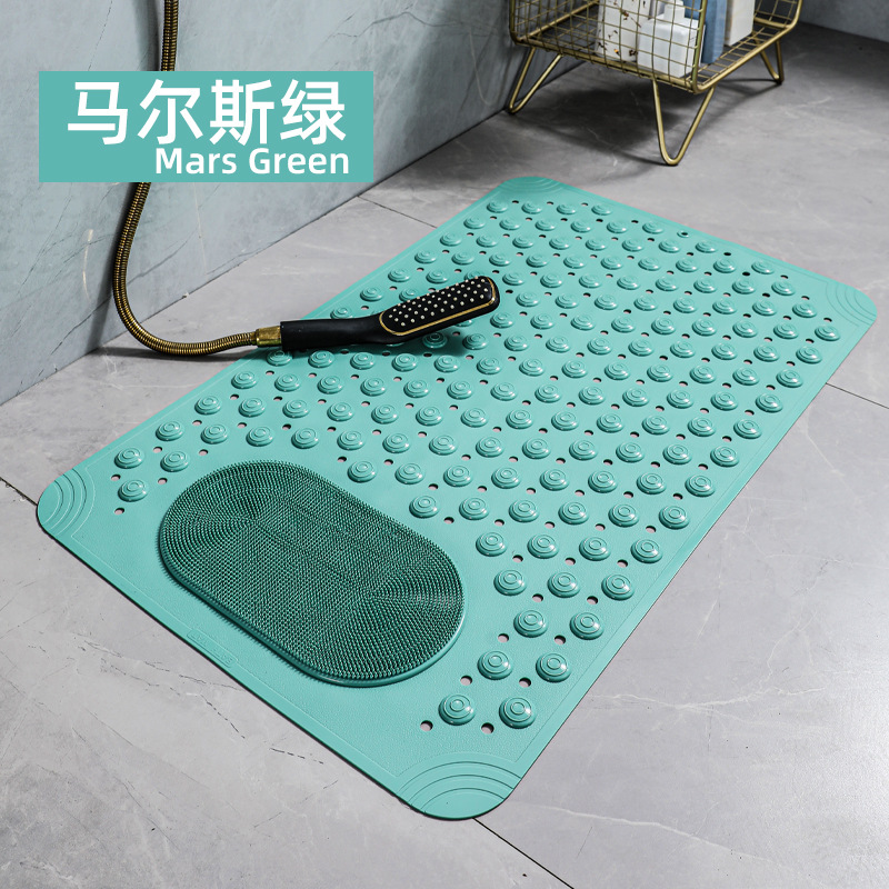 Home Bathroom Non-Slip Bathroom Anti-Slip Mats Shower Toilet Floor Mat Toilet Falling-Resistant Mat Bathtub Massage Mat