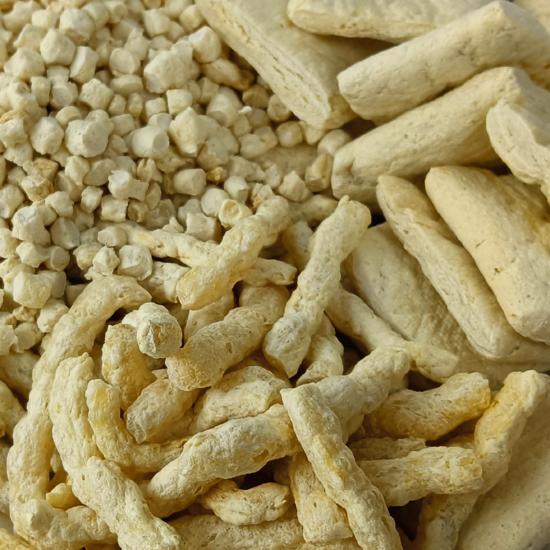 批发花生组织蛋白素肉素食品干货餐厅寺庙用半成品无添加蛋白素肉