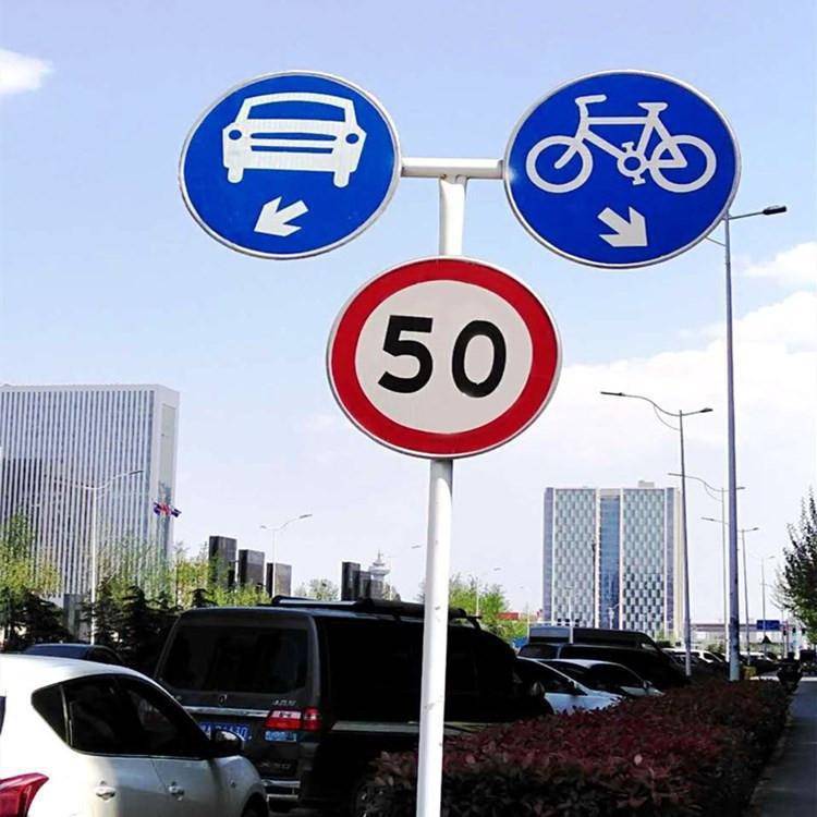 高速公路用门架式高速公路指示牌制作 道路交通标志杆 警告标志