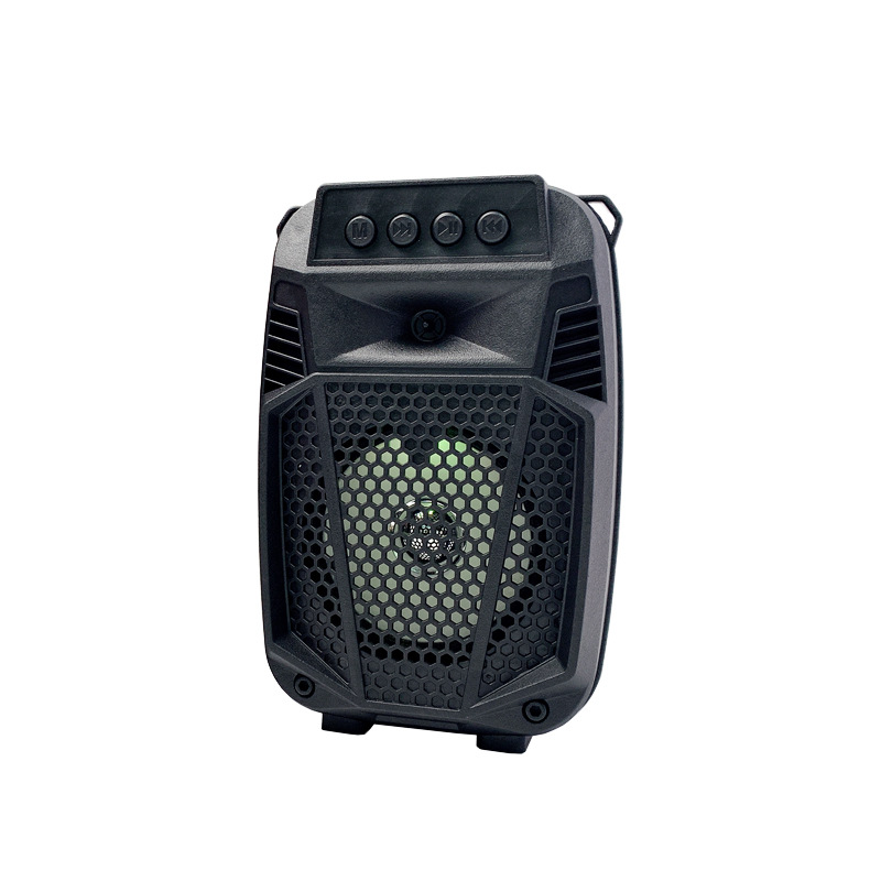 2021 New 4-Inch Bluetooth Speaker Portable Large Volume Outdoor Karaoke Portable Square Dance Audio ZQS-1430