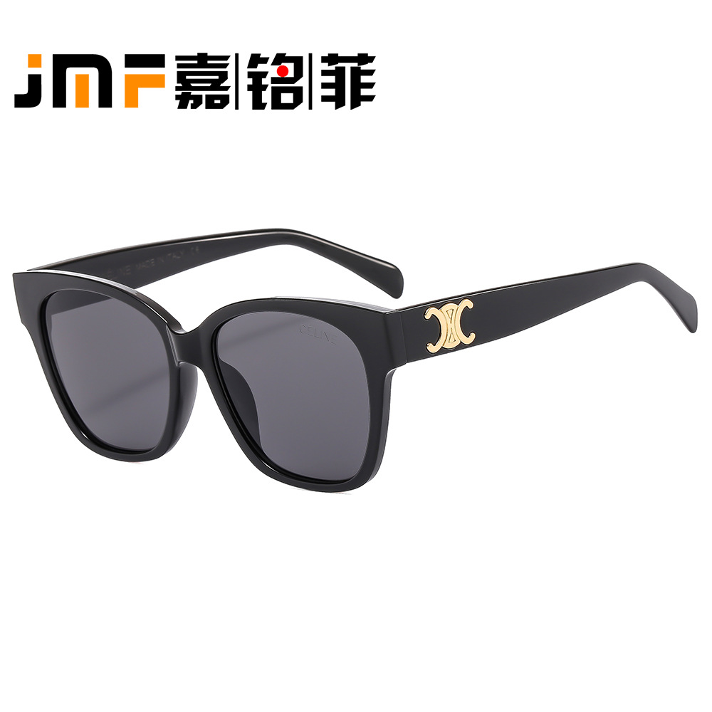 new arc de triomphe round frame sunglasses fashion men and women street shooting sun-resistant sunglasses europe and america cross border pc frame fashion glasses