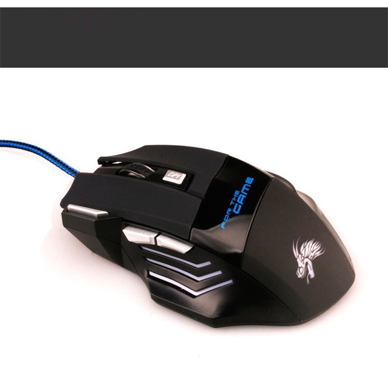 6键七彩发光usb游戏鼠标电脑背光光电usb有线鼠标跨境鼠标厂家