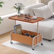 CY客厅沙发边几现代简约小推车创意侧边柜带轮可移动小茶几床头桌