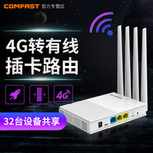 COMFAST全网通插卡4G无线路由器随身sim转wifi移动电信联通上网E3