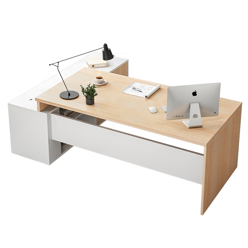 Office Desk and Chair Combination Set Computer Desk Desktop Corner Single Minimalist Modern Boss Office Simple Table