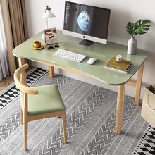 台式电脑桌家用卧室儿童实木写字桌轻奢简约可置物学生书桌多功能