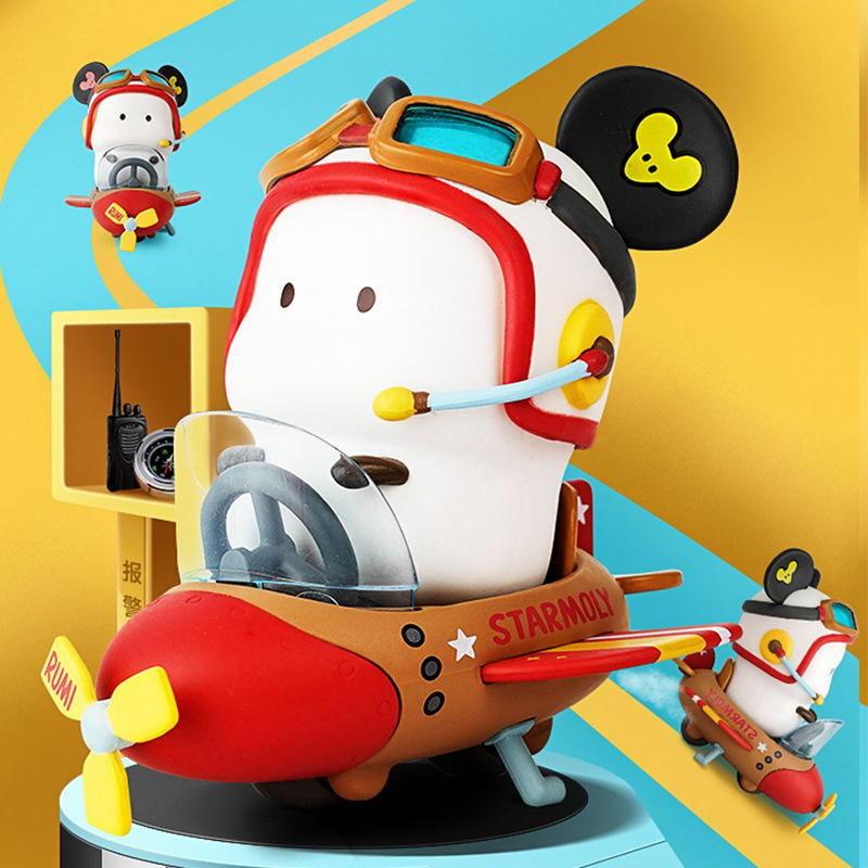 定制萌力星球突突车盲盒野萌君系列可爱少女手办潮玩摆件生日礼物