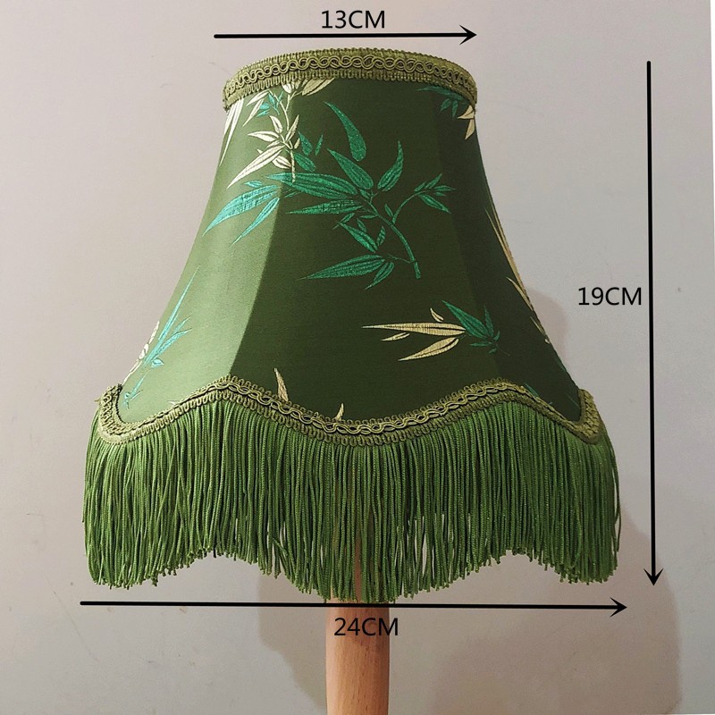 European-Style Creative Wool Fabric Table Lamp Shade Hotel Homestay Bedroom Bedside Decorative Lamp Shade Accessories Lighting Lamps