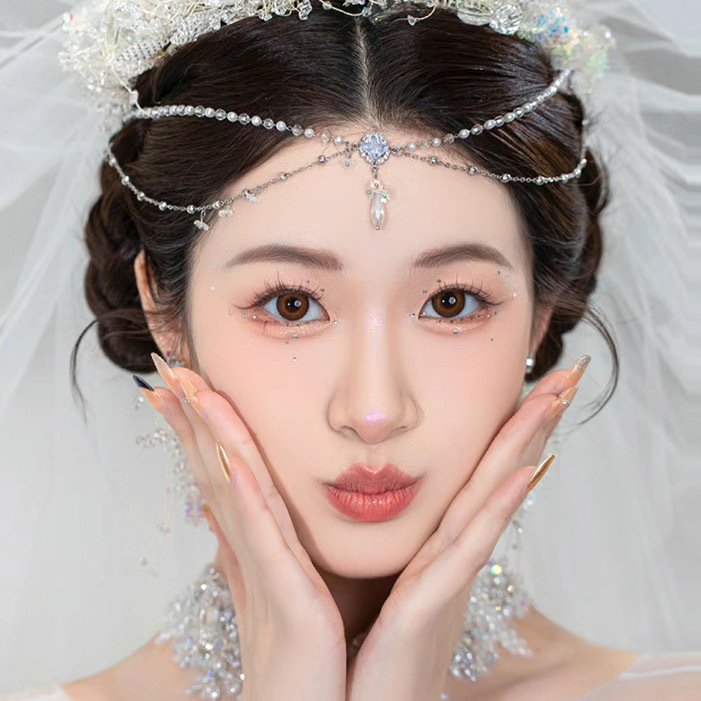 民族风异域风情头饰女眉心坠额饰波西米亚配饰汉服古装西域头链仙