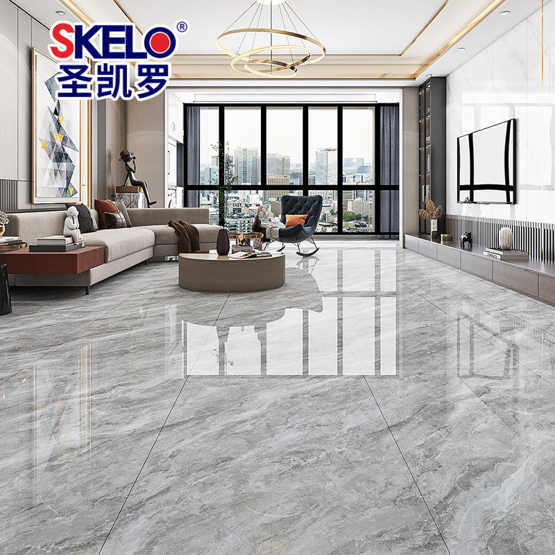 圣凯罗 通体大理石大板瓷砖地砖750x1500客厅防滑地板砖背景墙砖