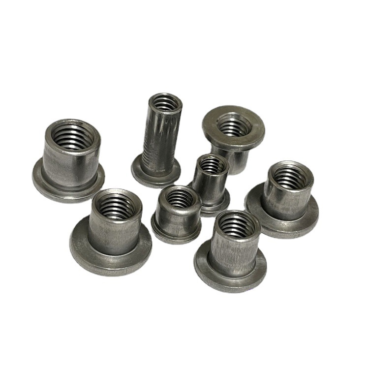 t型螺母m4 t帽 t型焊接螺母 冷镦铁质t型螺帽 对锁点焊螺母m5 m6