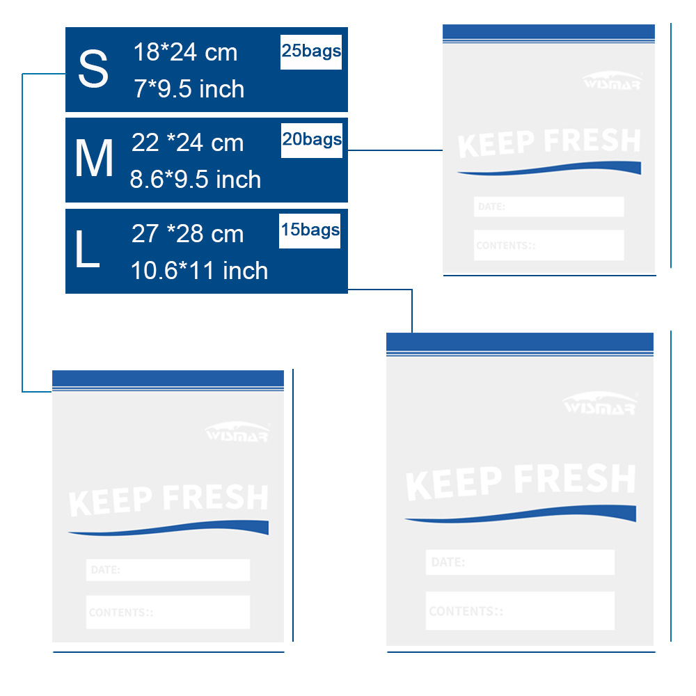 密封袋食品級家用冰箱專用蔬菜水果自封收納袋子帶封口食物保鮮袋詳情4