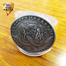 十二星座古银纪念币收藏品厂家直供小额批发徽章奖牌