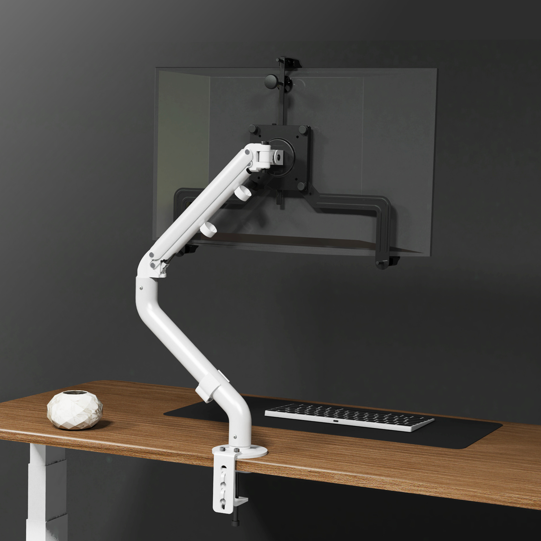 bemorergo平板电脑支架12.9寸pad桌面台式升降伸缩万向臂托架