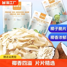 海南特产椰子脆片500g椰子脆块烤椰子片椰子角肉休闲食品小零食