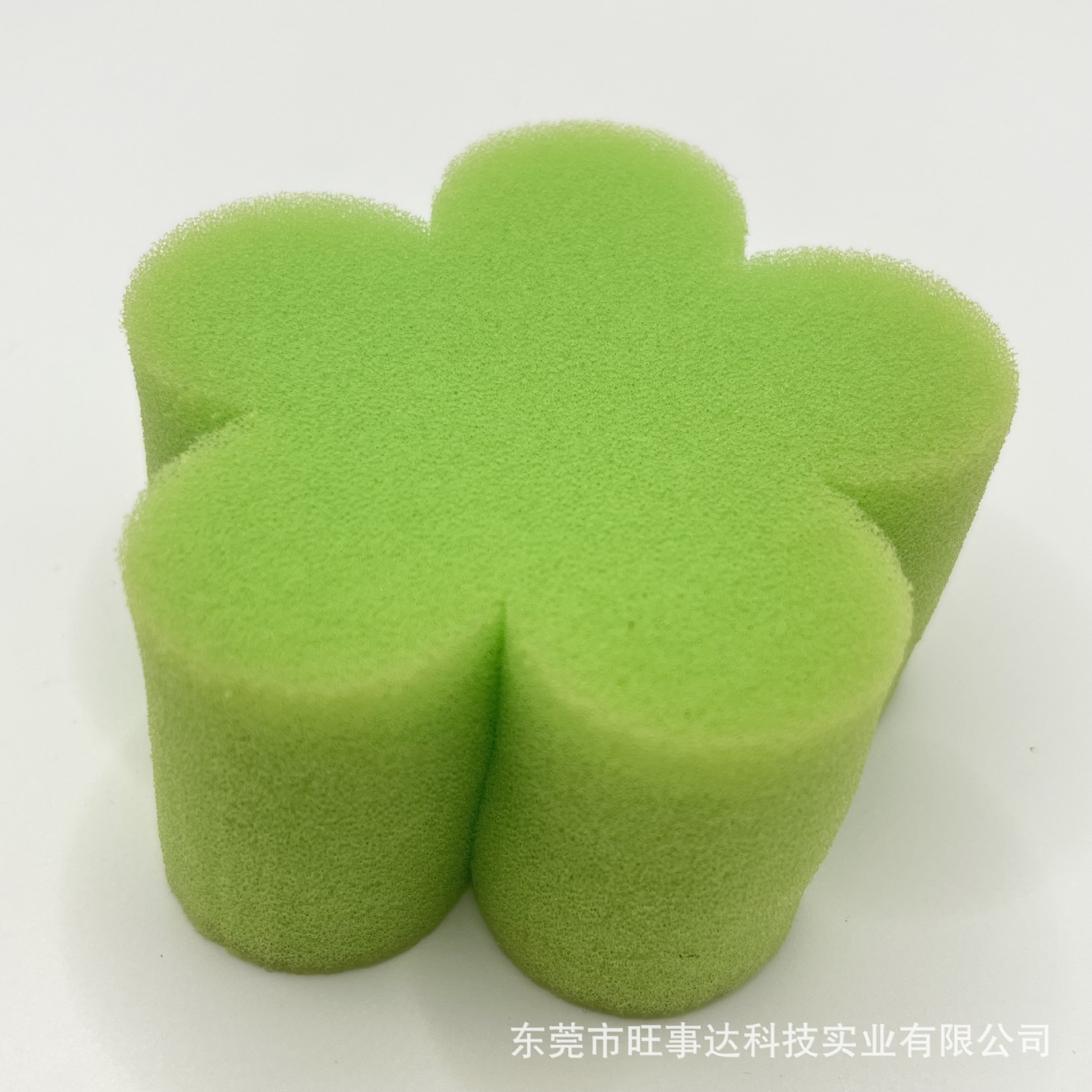 绿色花形异形发泡海绵 吸水膨胀海绵球 海藻绵洗浴起泡玩具球