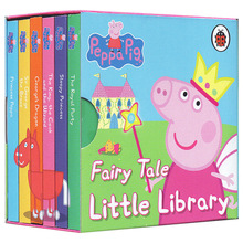 小猪粉红猪小妹6册英文儿童绘本Peppa Fairy Tale Little Library