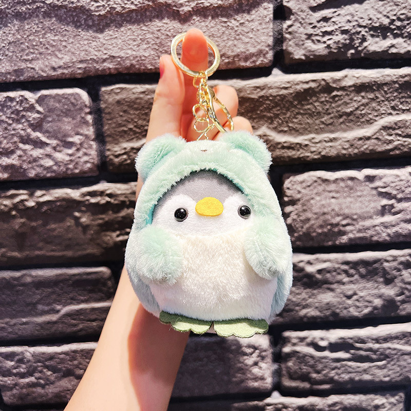 Girl Cute Prize Claw Doll Bag Ornaments Cartoon Schoolbag Pendant Little Doll Plush Doll Wholesale Keychain