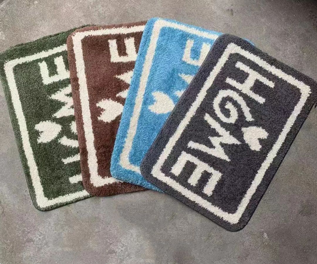 Factory Direct Sales Foreign Trade Wholesale Cross-Border Home Ground Mat Door Mat Absorbent Bathroom Thickening Bathroom Anti-Slip Mats