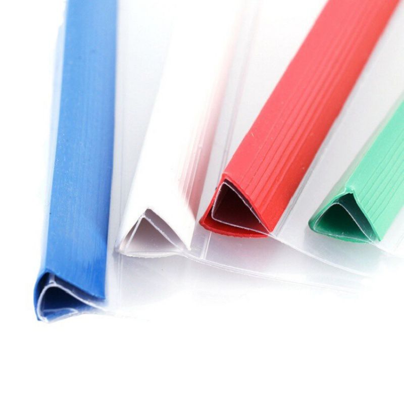 学生试卷4拉杆夹办公透明抽杆夹16厚彩色多功能文件夹办公用品