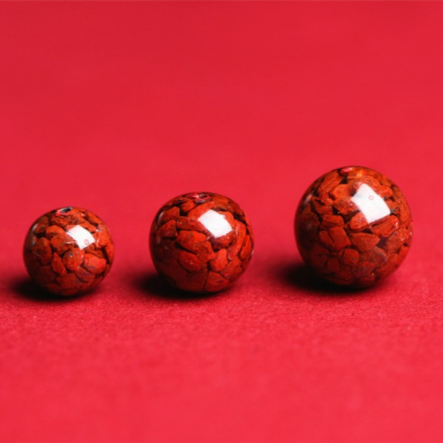 原矿高含量朱砂散珠子红砂紫金砂帝王砂晶体砂散珠diy文玩配饰