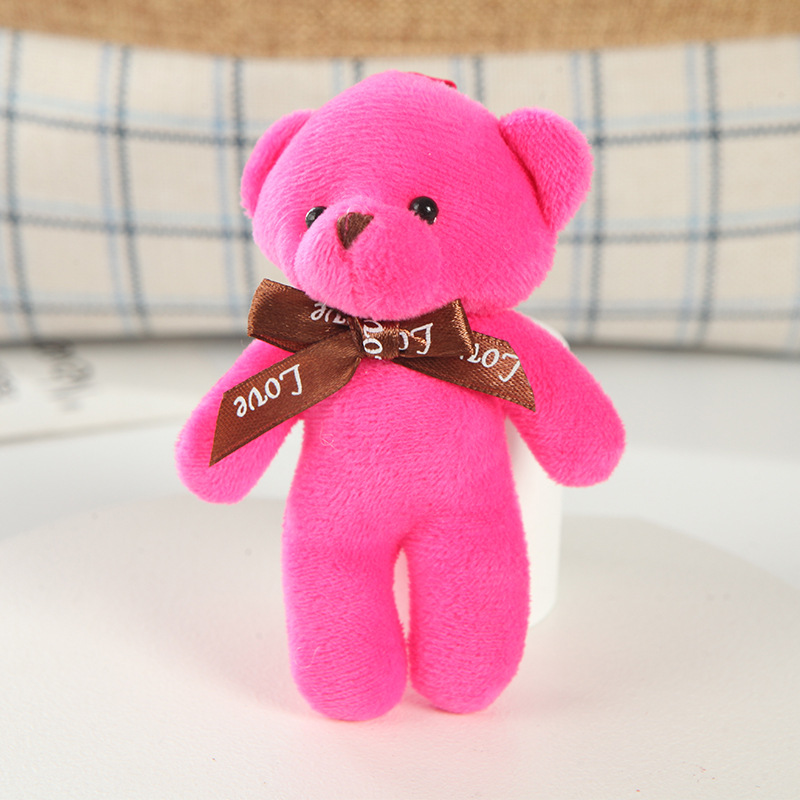 Cross-Border Teddy Bear Doll Plush One-Piece Bear Doll Pendant Small Bear Doll Plush Doll Plush Toys Wholesale