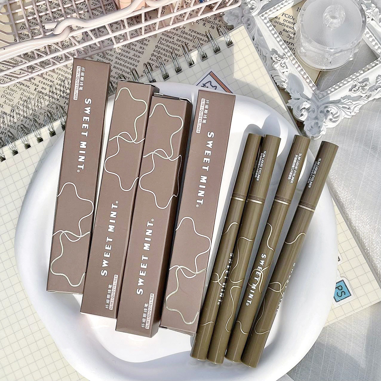 sweetmint纤细眼线笔极细头眼线液笔不晕染防水新手下