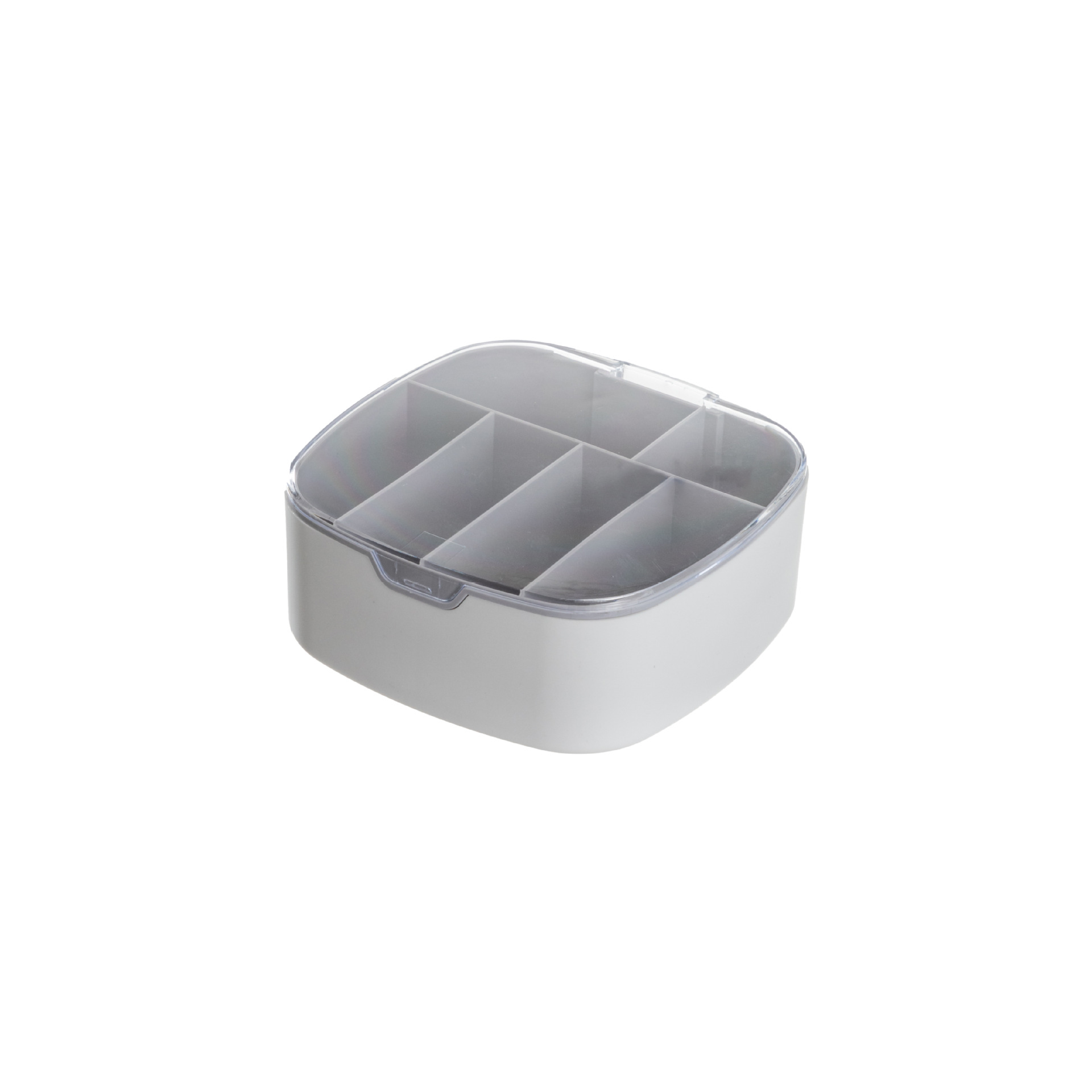 Desktop Storage Box Dustproof with Cover Compartment Data Cable Charger Organizing Box Student Portable Earphone Hair Ring Box