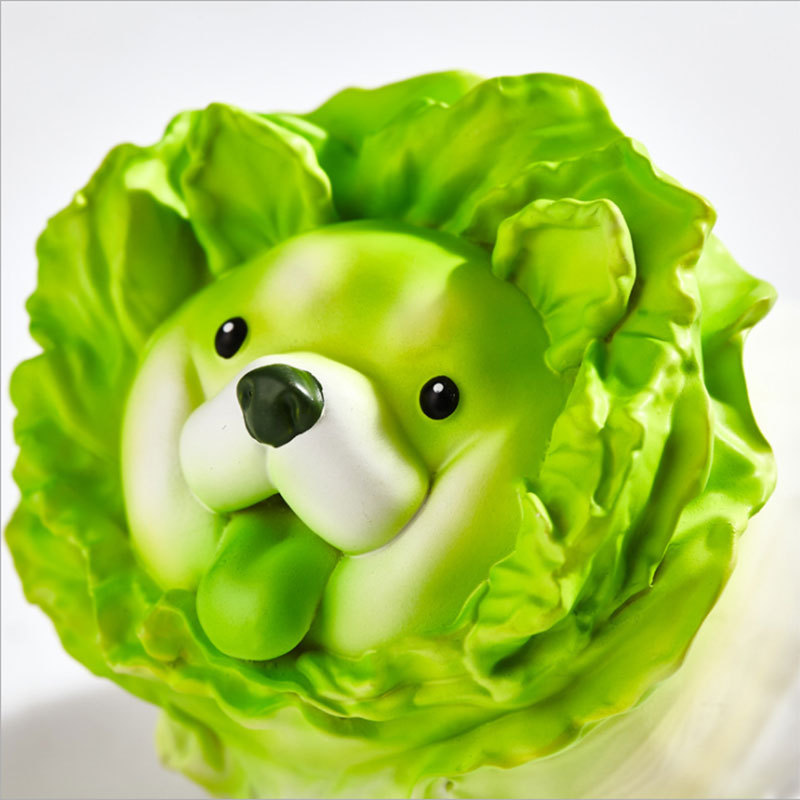 可爱趴趴菜狗手办摆件 白菜狗手办装饰品桌面ins菜狗小狗盲盒摆饰