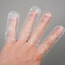 加厚防护一次性PE手指套塑料聚乙烯检查单指卫生肛门手指套批发