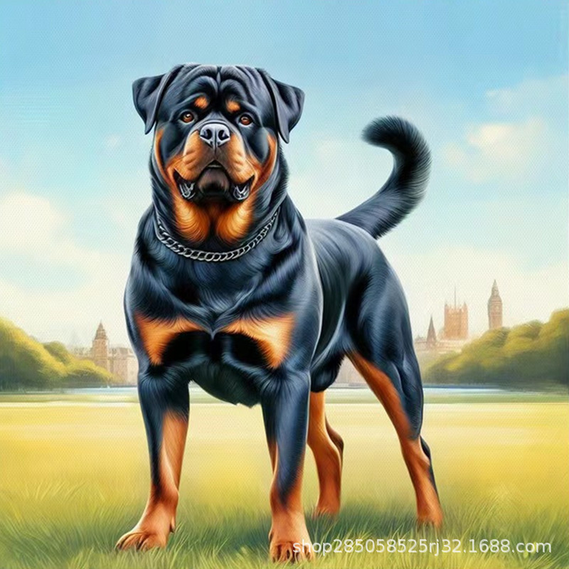 德系罗威纳犬 纯种罗威纳犬幼犬活体 大型护卫犬看家护院犬防暴犬