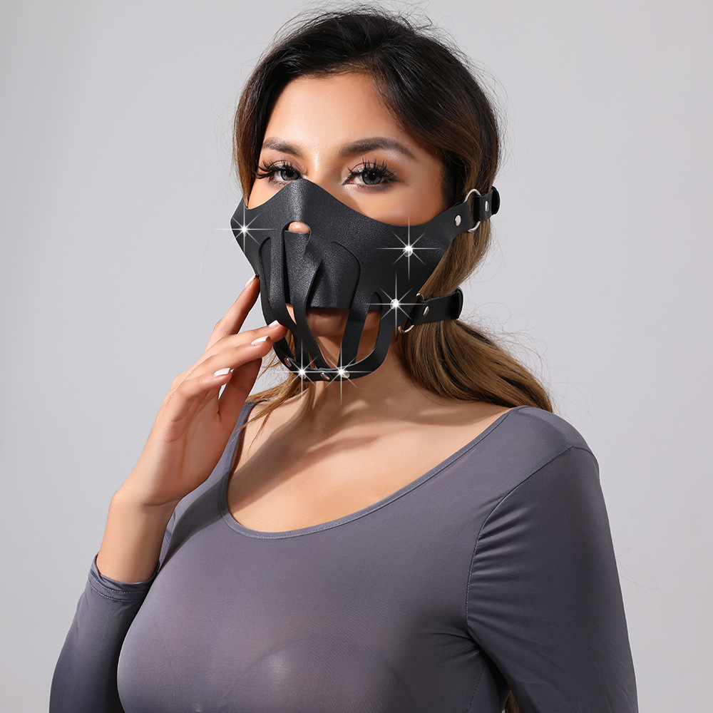 Leather Sexy Sex Product Women's SM Sexy Mask Nightclub Women's Party Eye Mask Supplies Adult Toys Wholesale