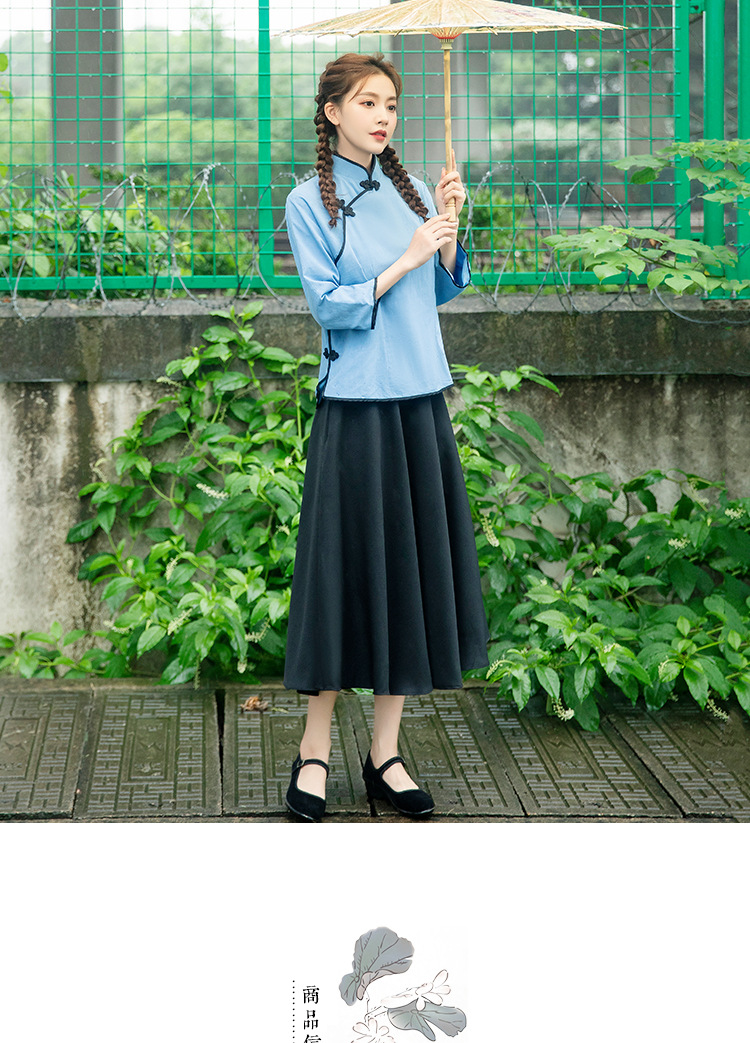 影视古装民国五四青年学生装校园毕业民国风写真服舞台剧演出服