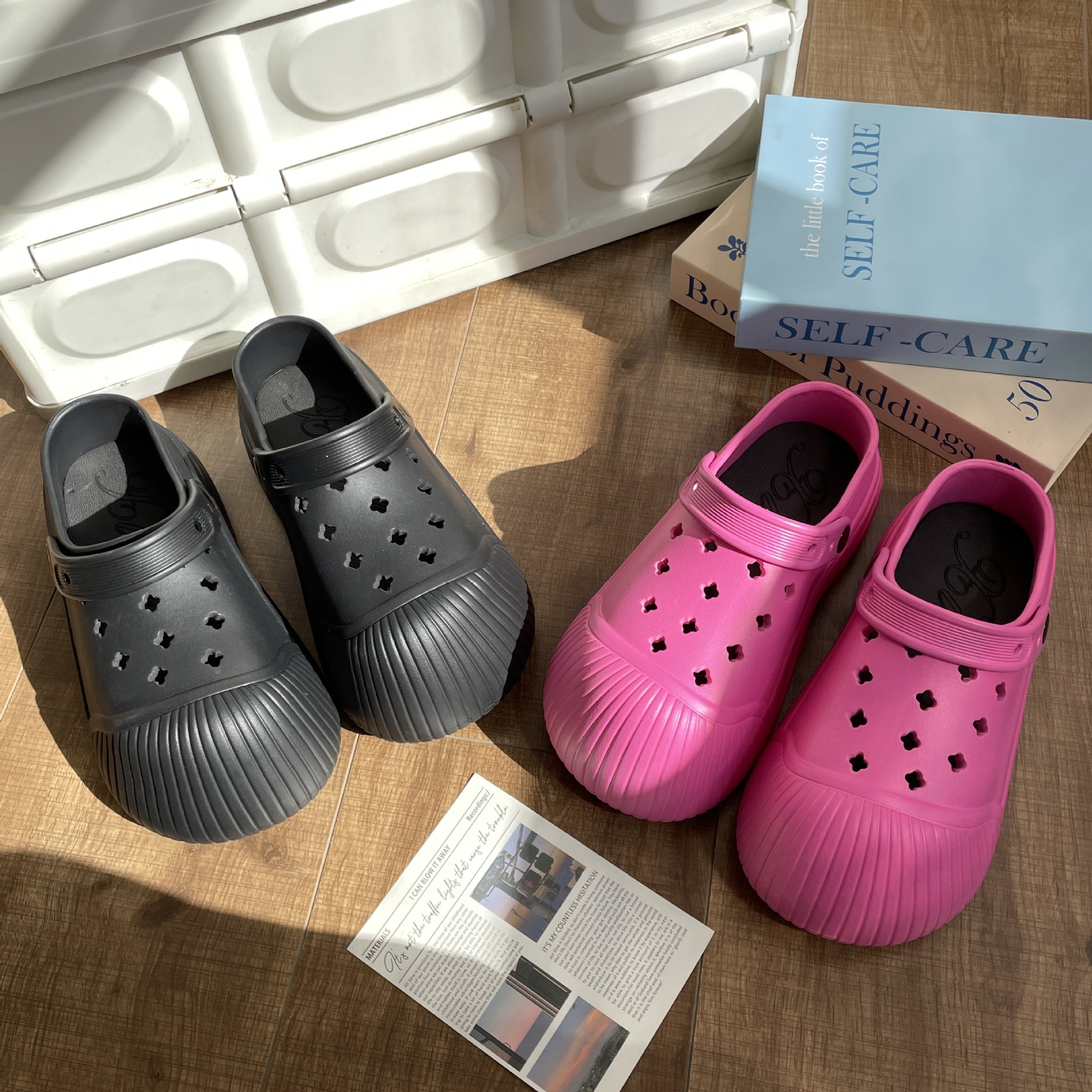 大头鞋厚底鞋女 跨境新品diy洞洞拖鞋增高女士eva洞洞鞋-阿里巴巴