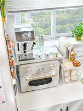 JIH3厨房微波炉架子双层桌面小家电收纳咖啡机台面空气炸锅烤箱置