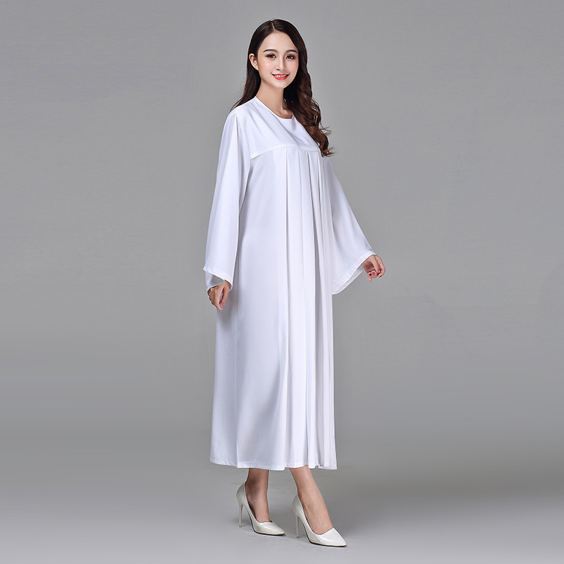 基督耶稣教诗班圣服基督徒受洗服装唱诗班服演出圣诗服教堂教会服