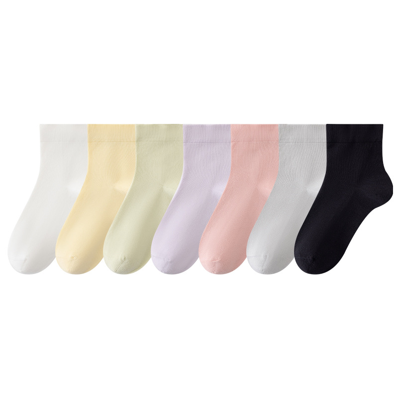 Maternity Socks Loose Short Tube Pure Cotton Socks Children's Boneless Deodorant Antibacterial Zhuji White Socks Long-Staple Cotton Women's Socks Wholesale