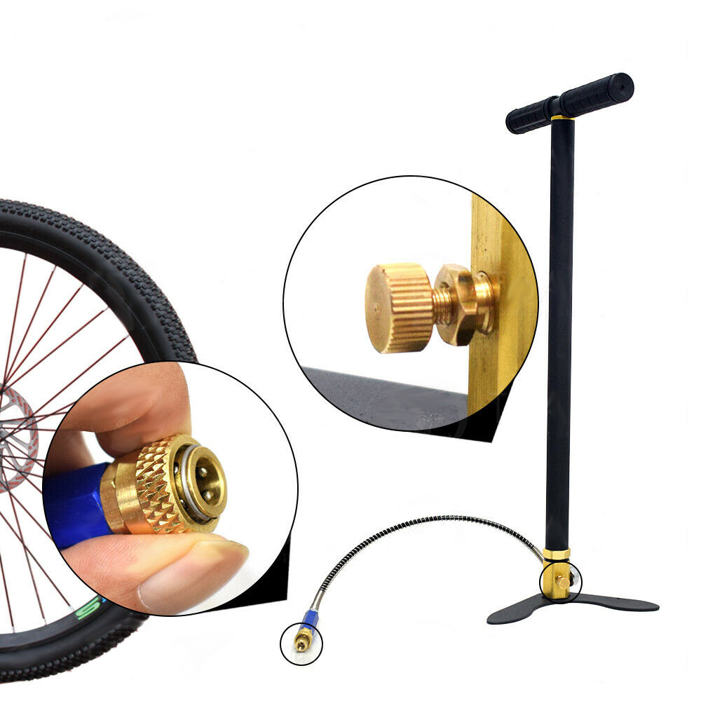 高压打气筒30mpa 40mpa不锈钢打气筒便携式手动4500psi三级打气机