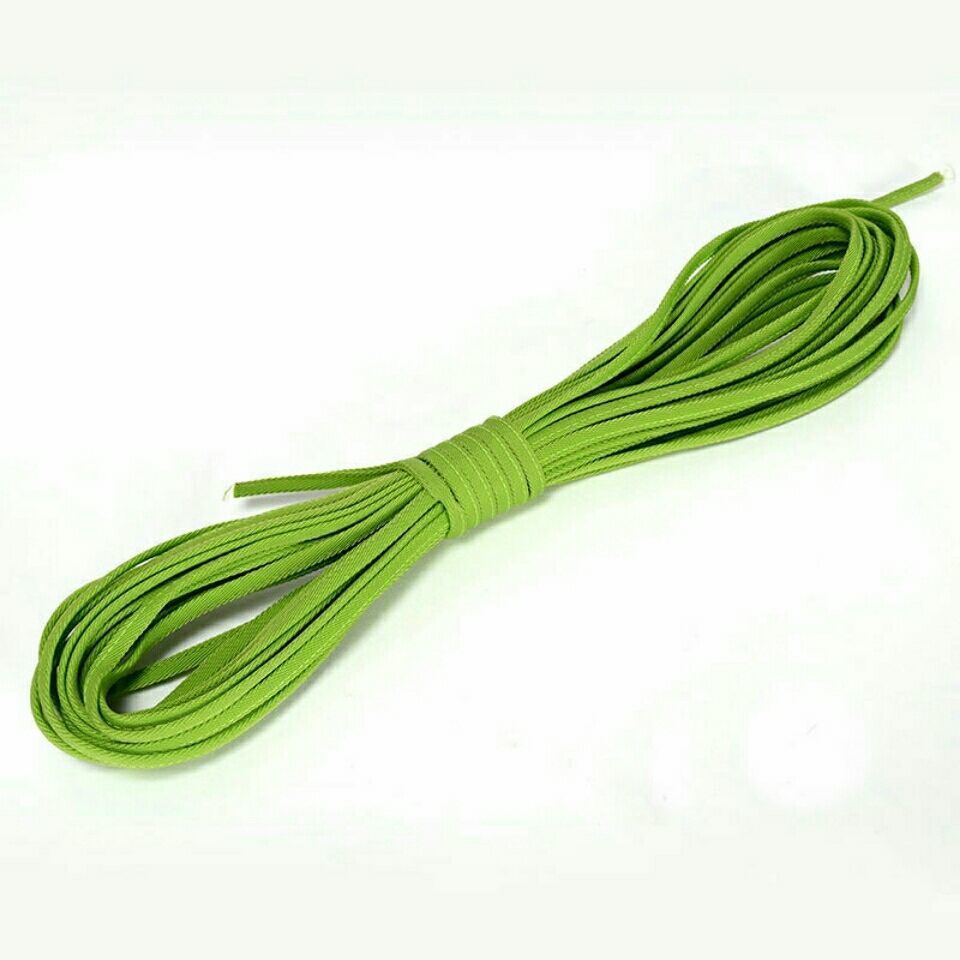 撒网漂浮手绳强拉力尼龙手撒网专用顶绳手抛网手绳彩色布带绳子