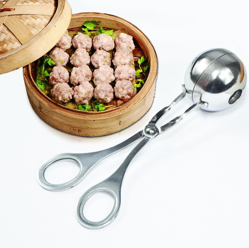 肉丸子制作器厨房家用挤肉圆小工具不锈钢炸肉丸夹做饭团模具