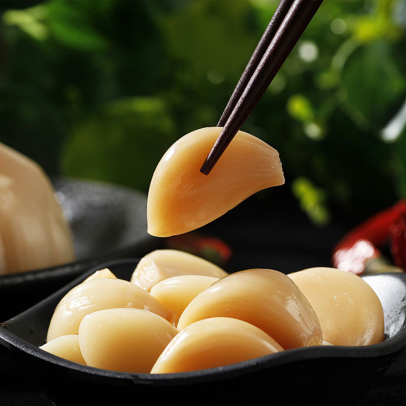 亲嘴蒜糖醋大蒜头550g装腌泡蒜瓣咸菜下饭菜网红休闲零食小吃