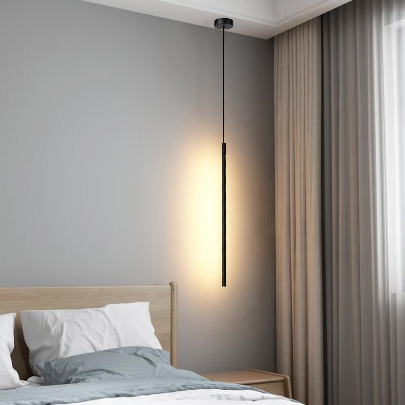 Nordic Bedroom Bedside Chandelier Strip Simple Modern Living Room Television Background Wall Ambience Light Minimalist Long Line Lamps