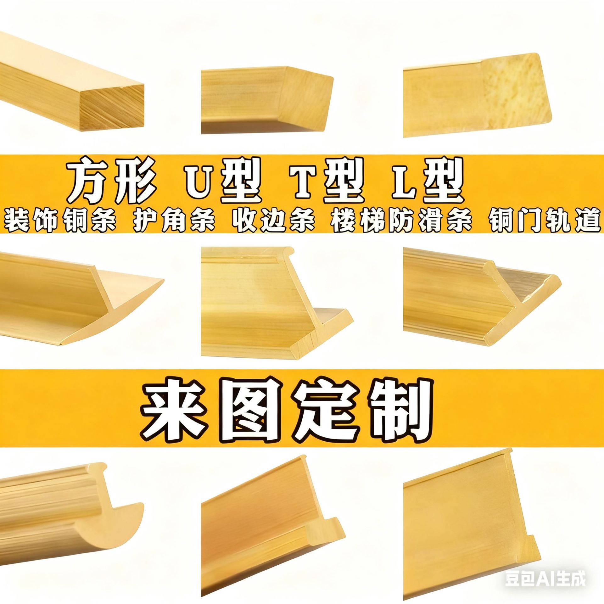 黄铜排厂家铜片批发供应H59易车削黄铜板雕刻黄铜条装饰接地