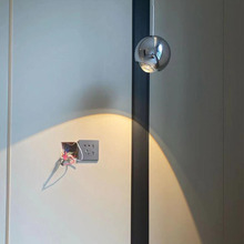 卧室床头吊灯现代简约餐厅灯设计感可调角度旋转长线可升降小吊灯