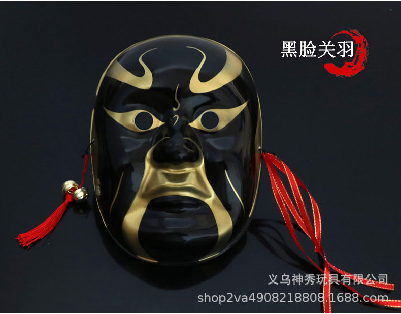 1川剧变脸道具中式脸谱国粹京剧面具说唱手绘中式古风演出道具